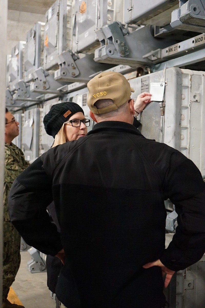 VCNO Visits Naval Magazine Indian Island