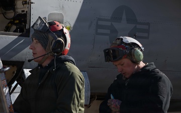 Strike Fighter Squadron (VFA) 34 Prepares for a Training Exercise