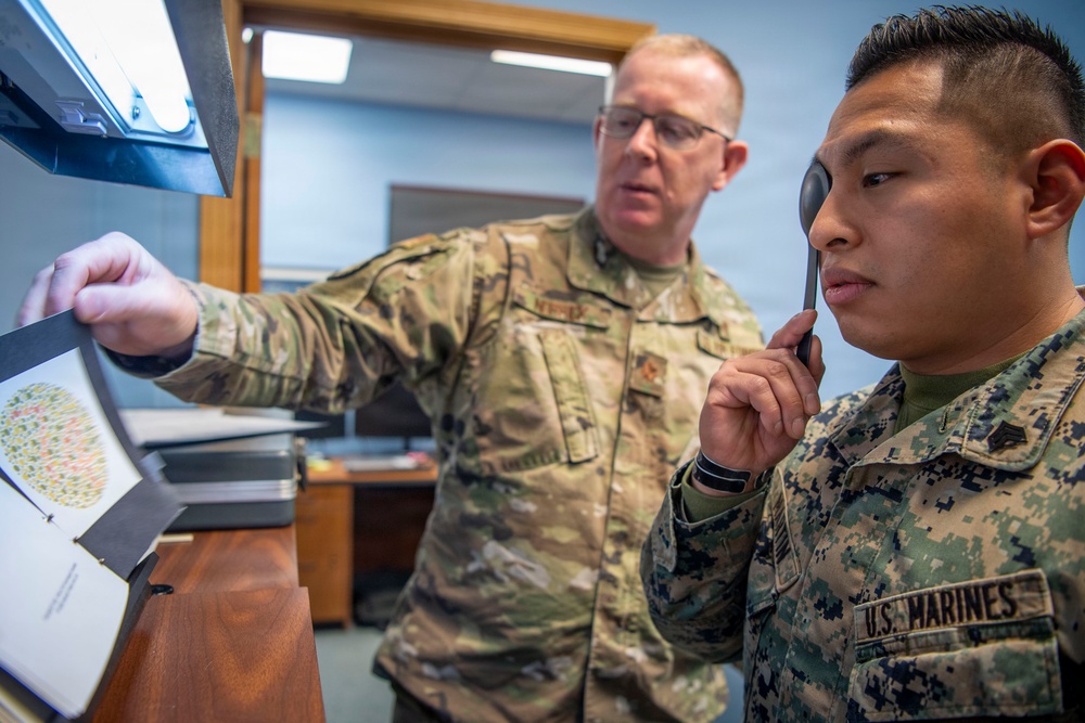 434th AMDS Support Local Marines