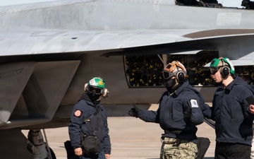 Strike Fighter Squadron (VFA) 34 Prepares for a Training Exercise