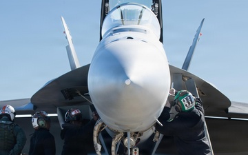 Strike Fighter Squadron (VFA) 34 Prepares for a Training Exercise