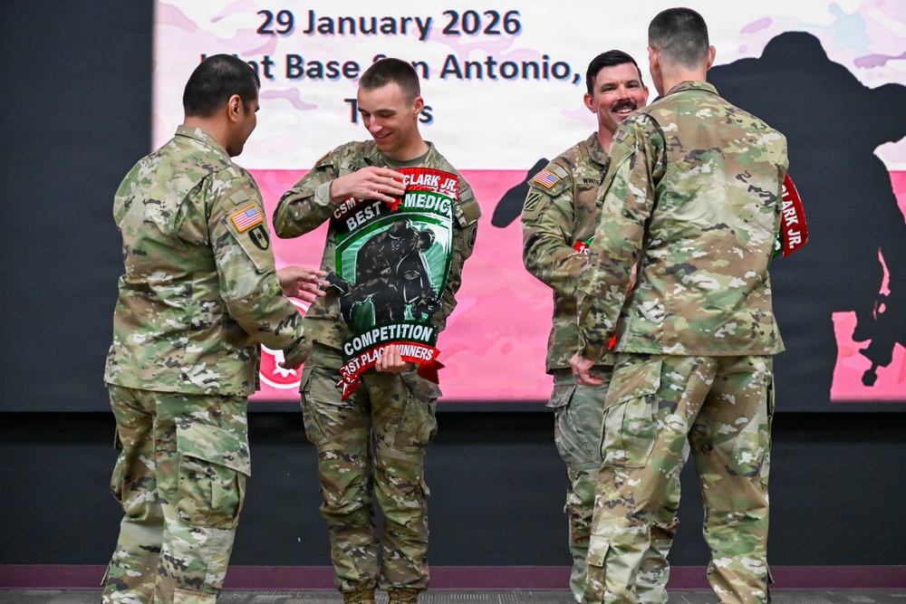 The 2026 CSM Jack L. Clark Jr. Best Medic Competition Awards Ceremony