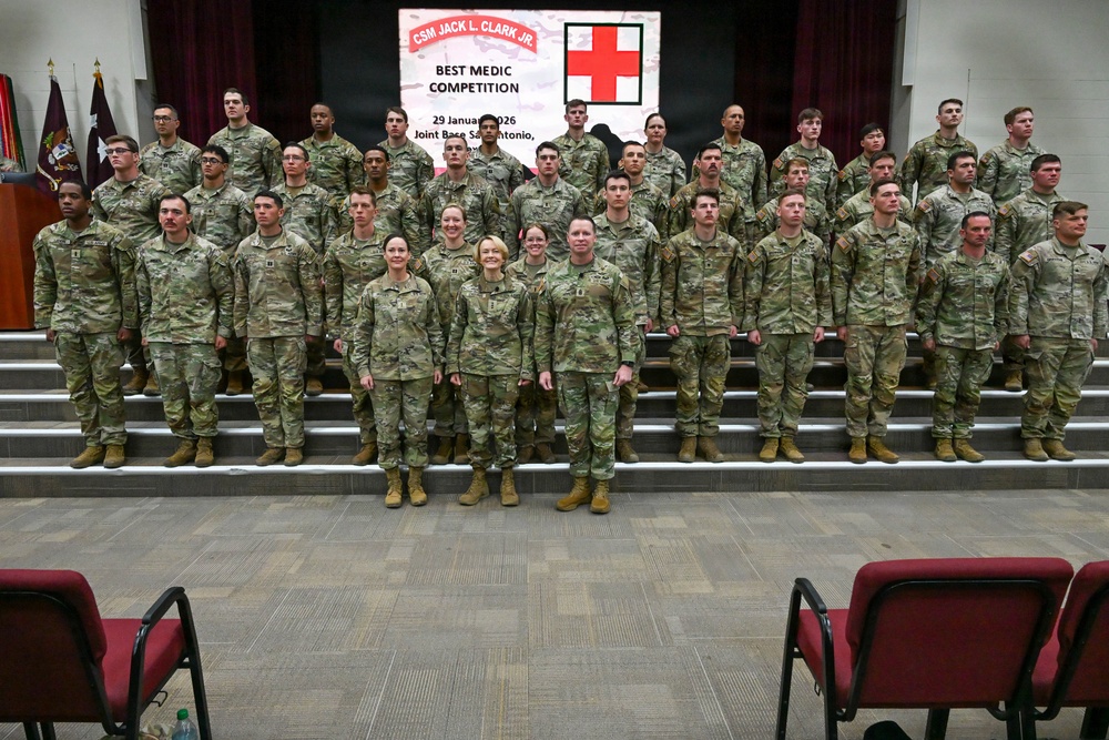 The 2026 CSM Jack L. Clark Jr. Best Medic Competition Awards Ceremony