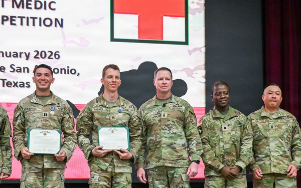 The 2026 CSM Jack L. Clark Jr. Best Medic Competition Awards Ceremony