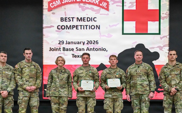 The 2026 CSM Jack L. Clark Jr. Best Medic Competition Awards Ceremony