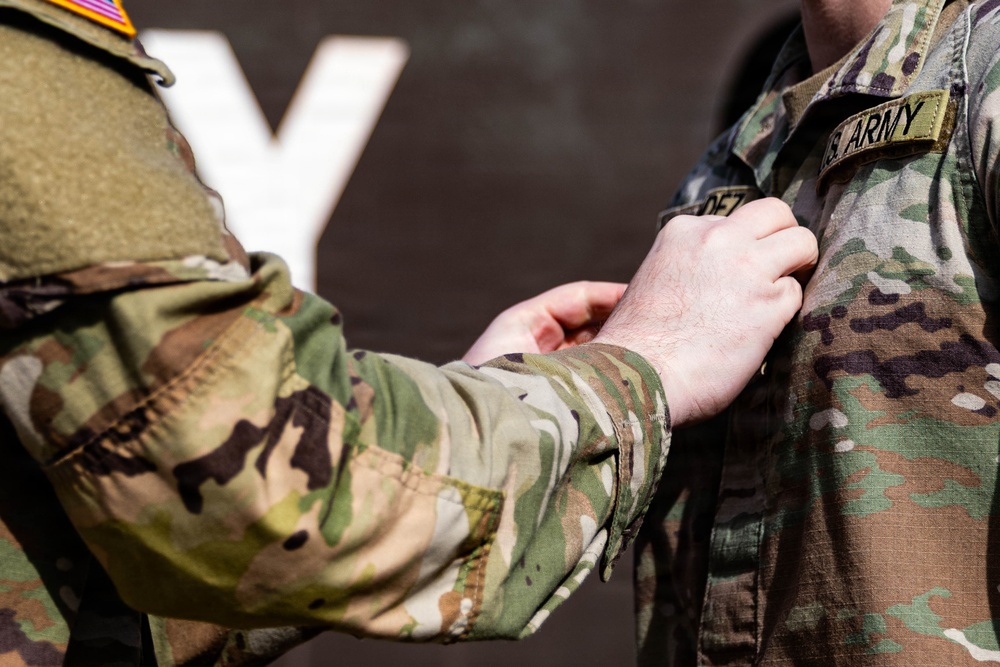 Private First Class James Hernandez Promotion Ceremony