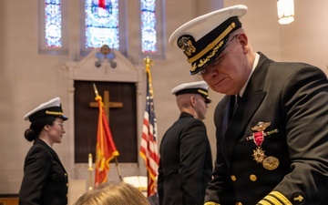 Navy Chaplain Capt. William Riley Retires After Decades of Service to Marines and Sailors