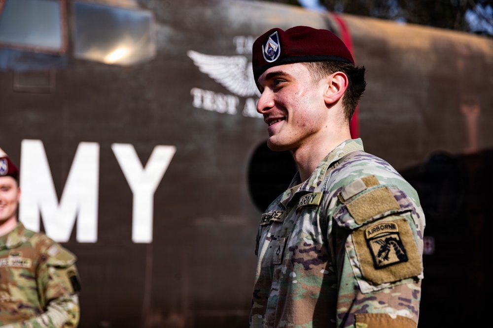 Private First Class James Hernandez Promotion Ceremony