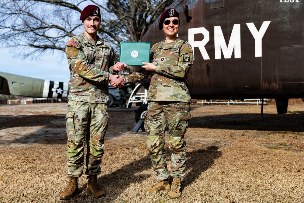 Private First Class James Hernandez Promotion Ceremony
