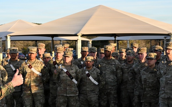 The TSG and CSM of Army Medicine visits the 2026 Best Medic Competition