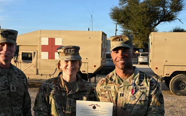The TSG and CSM of Army Medicine visits the 2026 Best Medic Competition