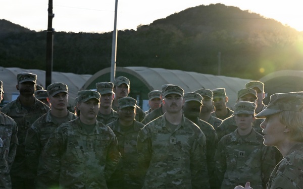 The TSG and CSM of Army Medicine visits the 2026 Best Medic Competition