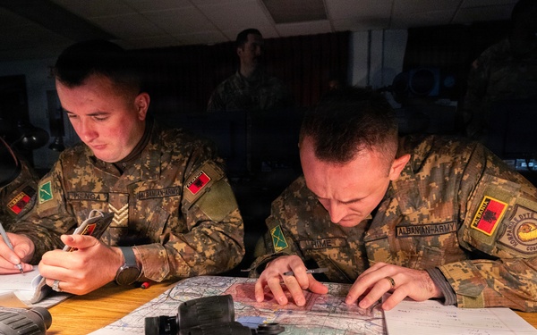 New Jersey Albania Call For Fire training