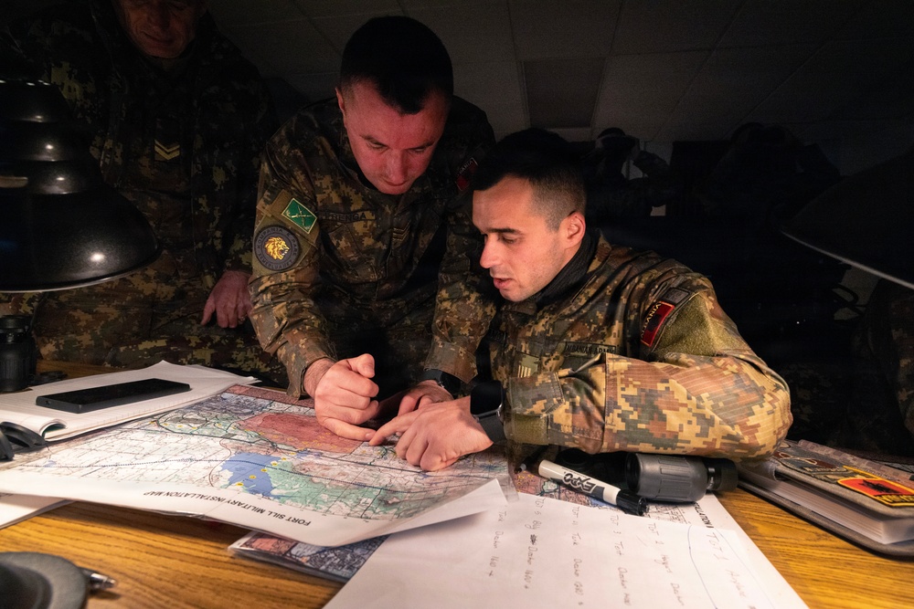 New Jersey Albania Call For Fire training