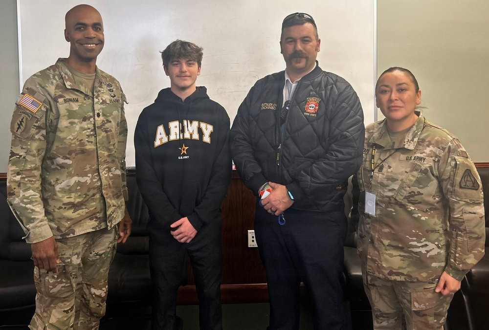 A Legacy of Service: Firefighter's son answers the call to a different uniform