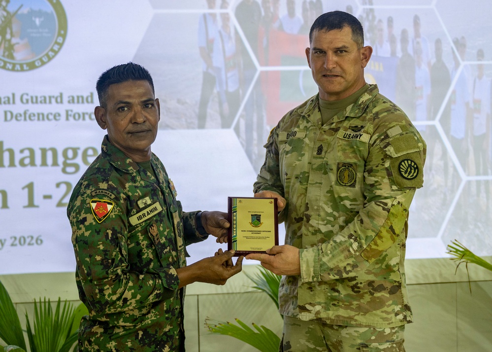 Montana National Guard Strengthens Partnership with Maldives National Defence Force