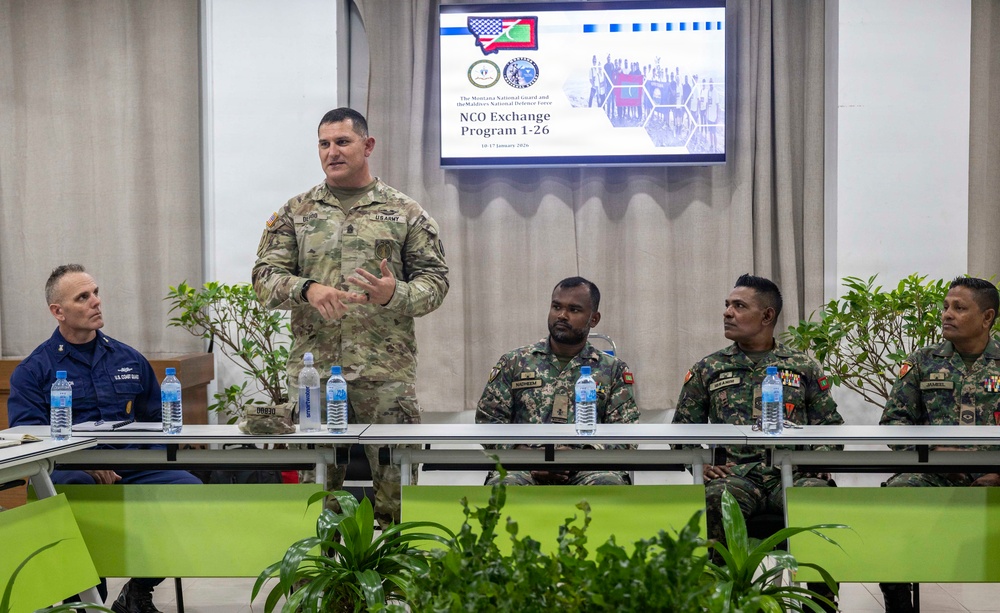 Montana National Guard Strengthens Partnership with Maldives National Defence Force