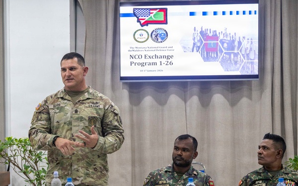 Montana National Guard Strengthens Partnership with Maldives National Defence Force