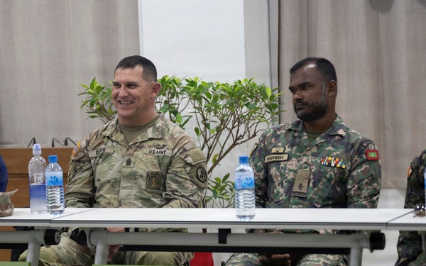 Montana National Guard Strengthens Partnership with Maldives National Defence Force