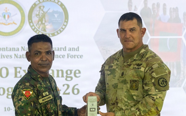 Montana National Guard Strengthens Partnership with Maldives National Defence Force