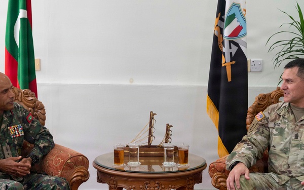 Montana National Guard Strengthens Partnership with Maldives National Defence Force