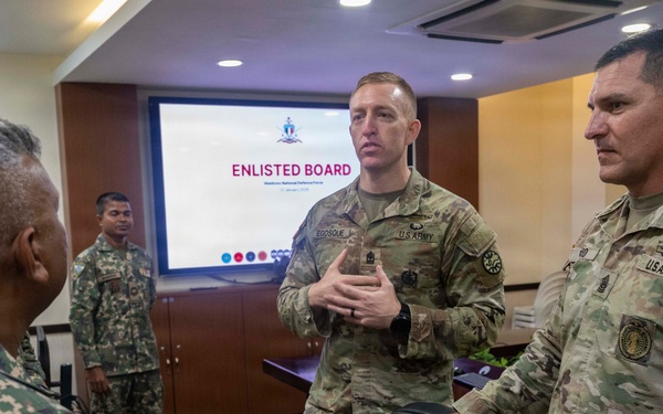 Montana National Guard Strengthens Partnership with Maldives National Defence Force