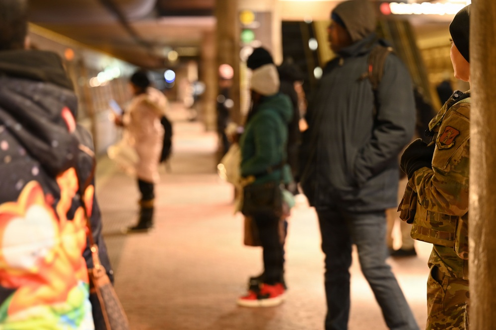 West Virginia Guard Members Continue Metro Patrols