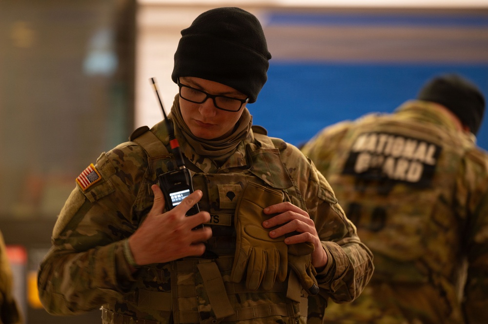 West Virginia Guard Members Continue Metro Patrols