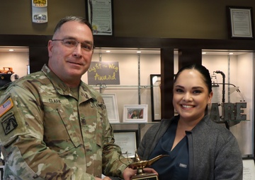 Nurse receives prestigious WBAMC award