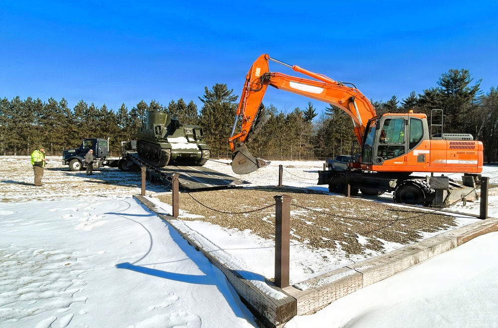 Fort McCoy team members finish effort to move two new items to installation’s Equipment Park