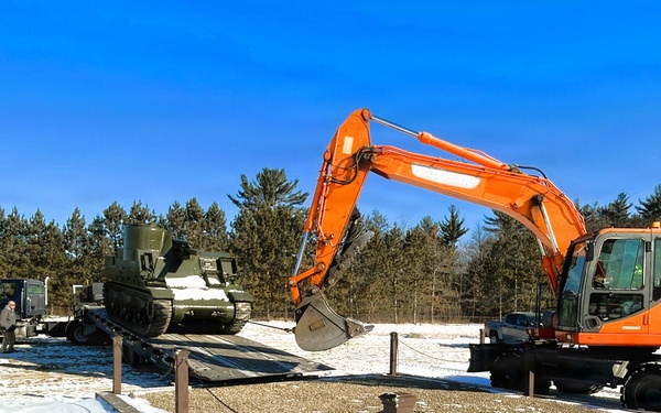 Fort McCoy team members finish effort to move two new items to installation’s Equipment Park
