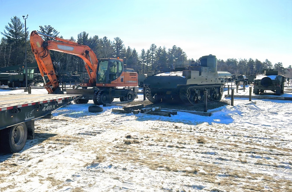 Fort McCoy team members finish effort to move two new items to installation’s Equipment Park