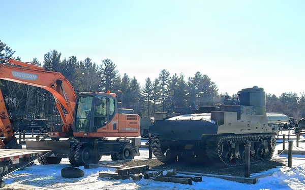 Fort McCoy team members finish effort to move two new items to installation’s Equipment Park