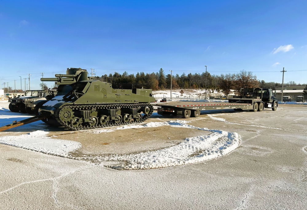Fort McCoy team members finish effort to move two new items to installation’s Equipment Park