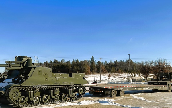 Fort McCoy team members finish effort to move two new items to installation’s Equipment Park