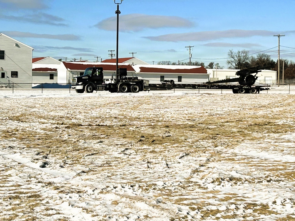 Fort McCoy team members finish effort to move two new items to installation’s Equipment Park
