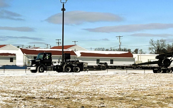 Fort McCoy team members finish effort to move two new items to installation’s Equipment Park
