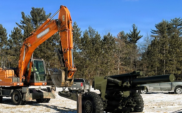 Fort McCoy team members finish effort to move two new items to installation’s Equipment Park