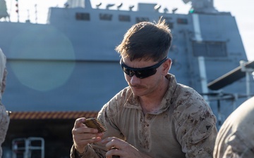 22nd MEU(SOC) | India Co Deck Shoot on USS Fort Lauderdale