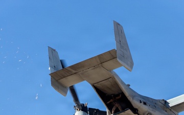 Marine Medium Tiltrotor Squadron (VMM) 266 performs a touch and go