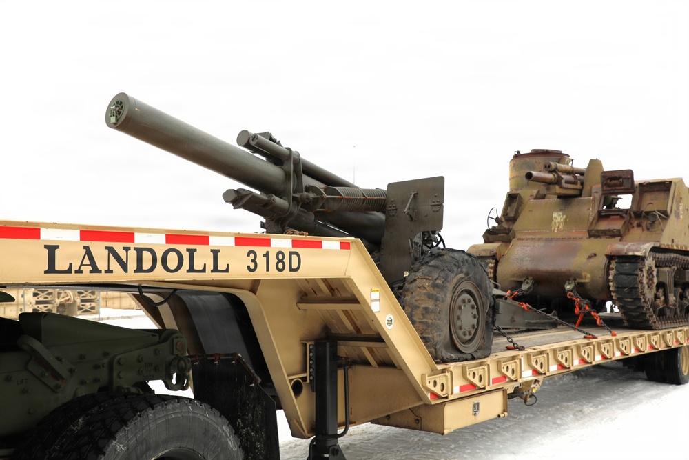 Fort McCoy team members finish effort to move two new items to installation’s Equipment Park