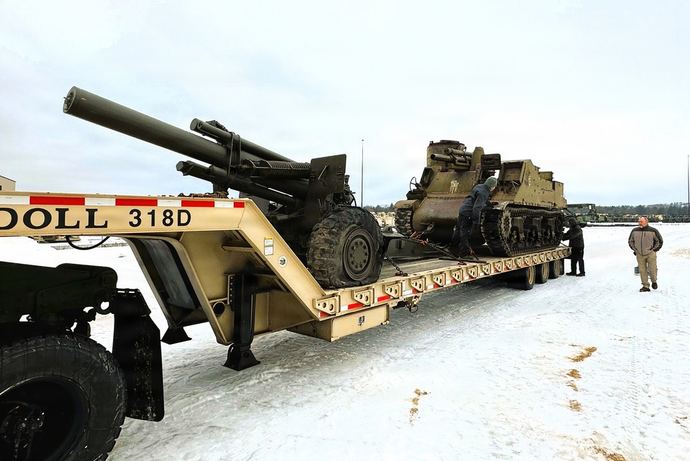 Fort McCoy team members finish effort to move two new items to installation’s Equipment Park