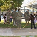 Marines and Sailors with MWHS-3 conduct a Campus clean-up at Doris Miller Elementary School