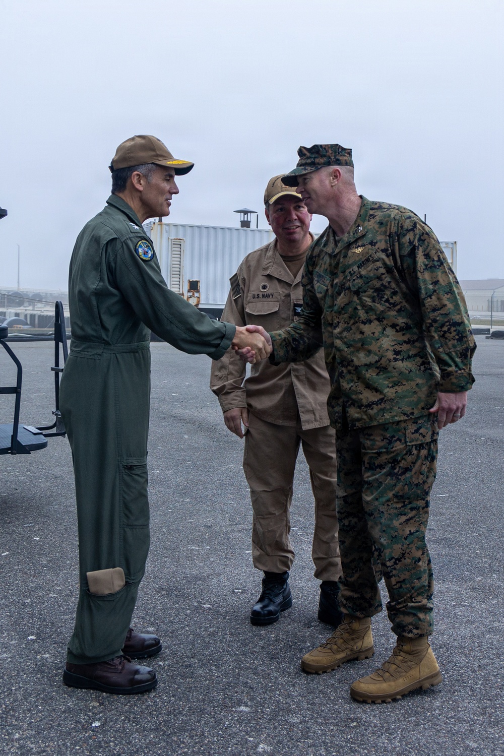 22nd MEU(SOC) | Rear Adm. Carlos Sardiello, 4th Fleet, Visits USS Iwo Jima