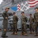 22nd MEU(SOC) | Rear Adm. Carlos Sardiello, 4th Fleet, Visits USS Iwo Jima