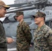 22nd MEU(SOC) | Rear Adm. Carlos Sardiello, 4th Fleet, Visits USS Iwo Jima