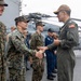 22nd MEU(SOC) | Rear Adm. Carlos Sardiello, 4th Fleet, Visits USS Iwo Jima