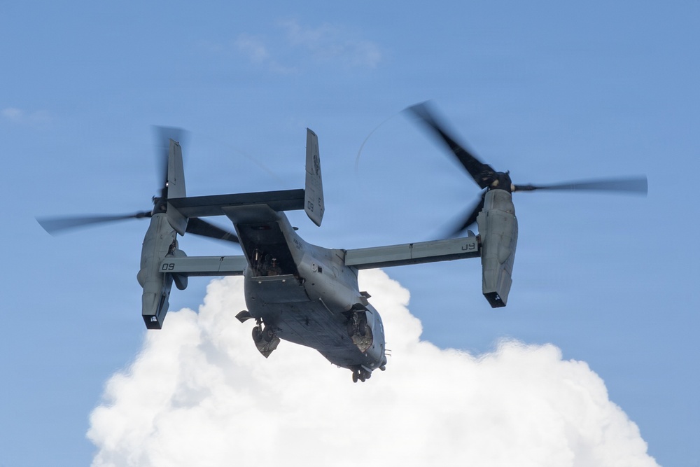 22nd MEU(SOC) | Flight Operations aboard USS Iwo Jima
