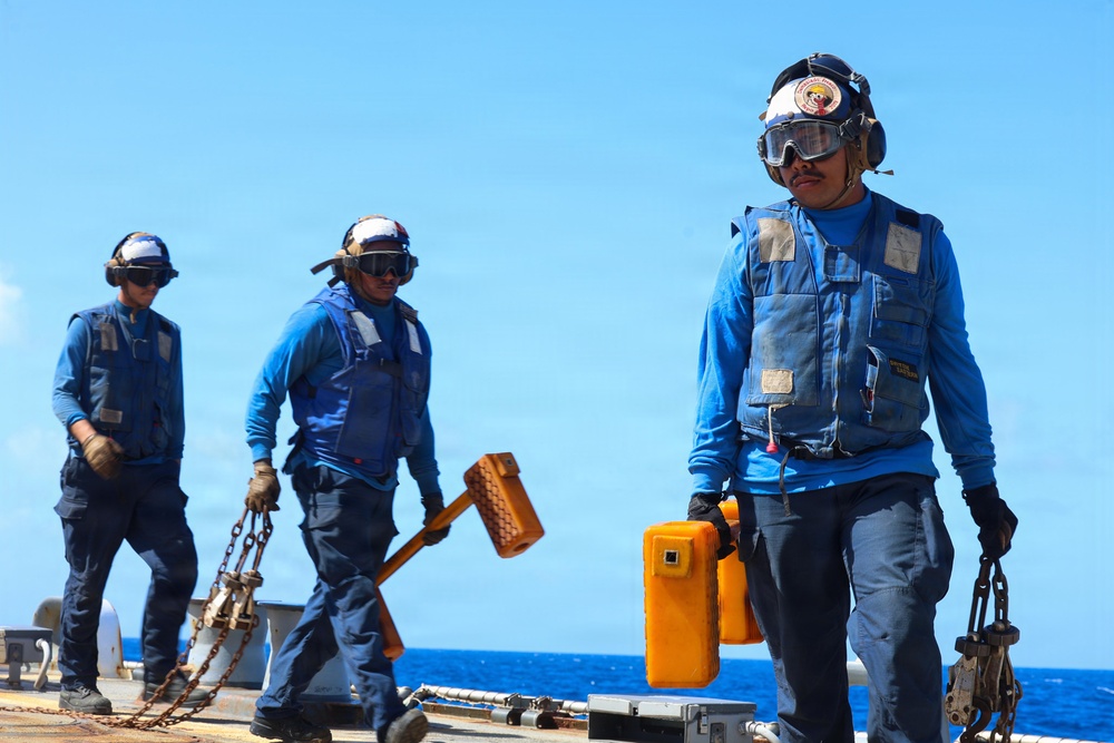 USS Thomas Hudner (DDG 116) Flight Ops