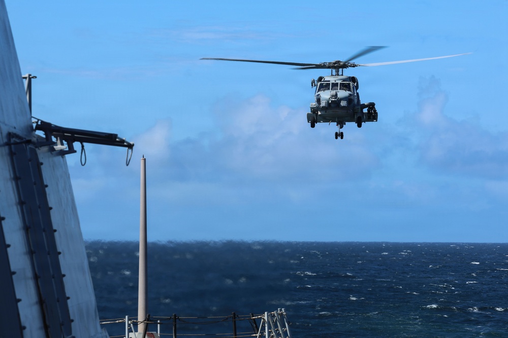 USS Thomas Hudner (DDG 116) Flight Ops